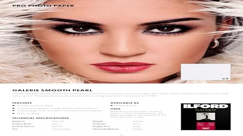 ILFORD GALERIE Prestige Smooth Pearl - 8.5 x 11 Inches, 100 Sheets (2001752) - Image 4