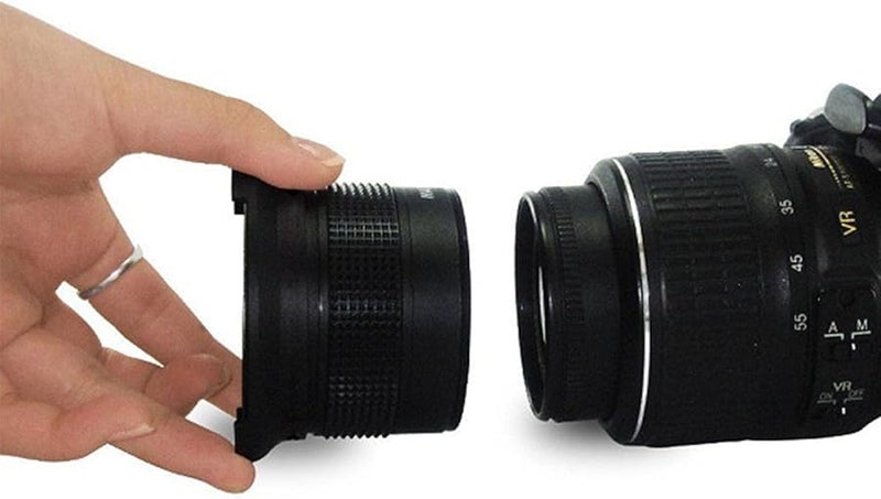 عدسة احترافية 0.35x واسعة الزاوية للكاميرات DSLR بخيط 58 مم - Image 4