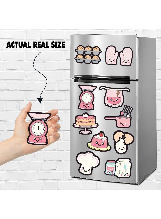 Fridge Magnet, Kawaii Chief Magnets Collection 11 Pieces, Magnetic Fridge Decor, Decorative Magnets, Strong Magnet, Magnetic Stickers, Fridge Magnet Set, Cute Refrigerator Magnets  - Image 2