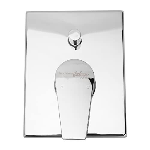 Hindware Italian Collection F360014CP Element Exposed Part Kit of Single Lever Divertor (suitable for F8590), Brass with Chrome Finish - Image 2
