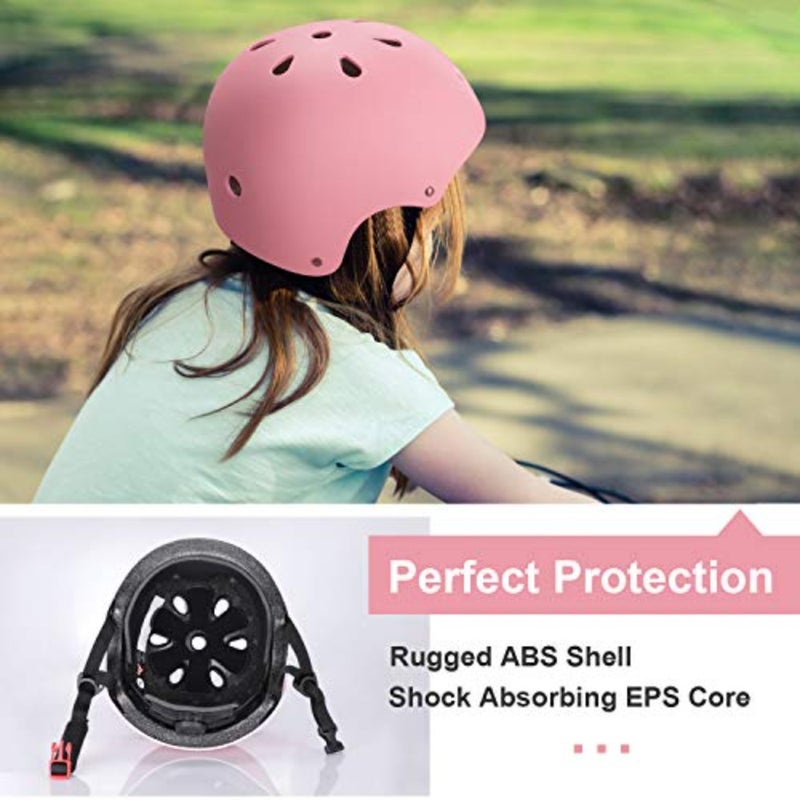 helmet for biking and multi-sports, lightweight EPS foam with durable PC shell, matte black finish, adjustable fit system and 12 ventilation ports for comfort and safety - Image 3