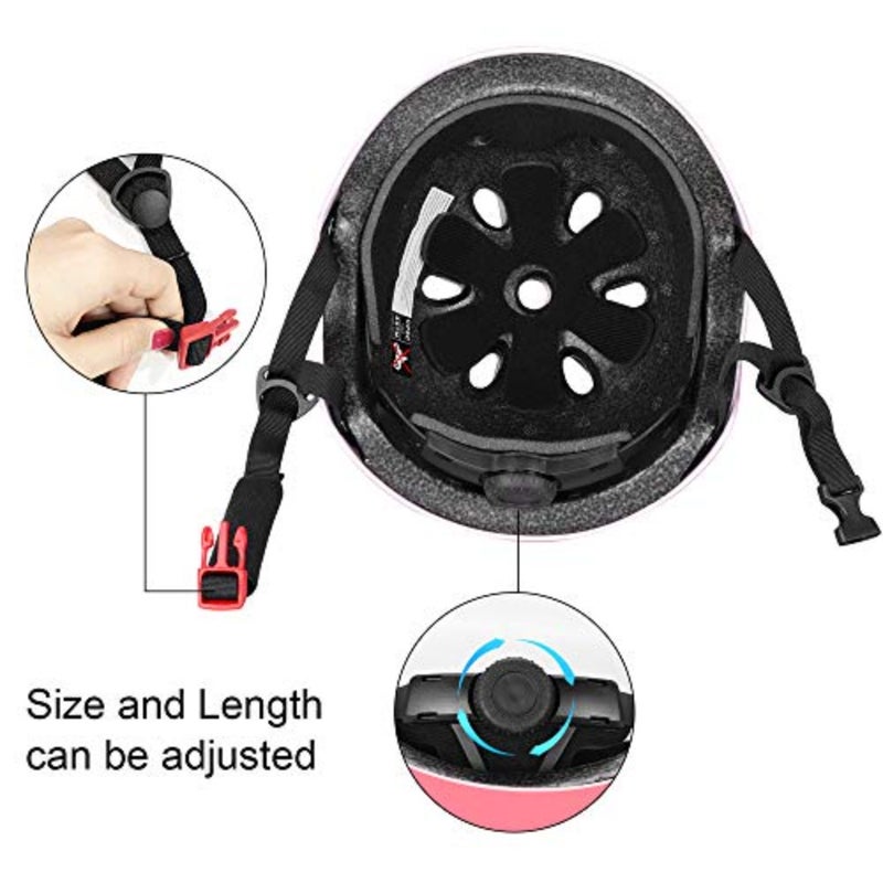 helmet for biking and multi-sports, lightweight EPS foam with durable PC shell, matte black finish, adjustable fit system and 12 ventilation ports for comfort and safety - Image 5