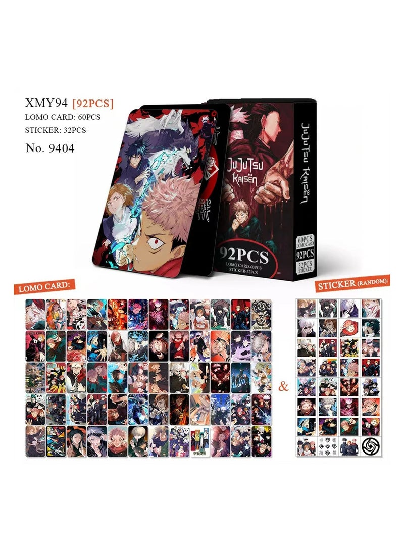 Generic Jujutsu Kaisen Collection Set - 60 Cards & 32 Stickers  - Image 3