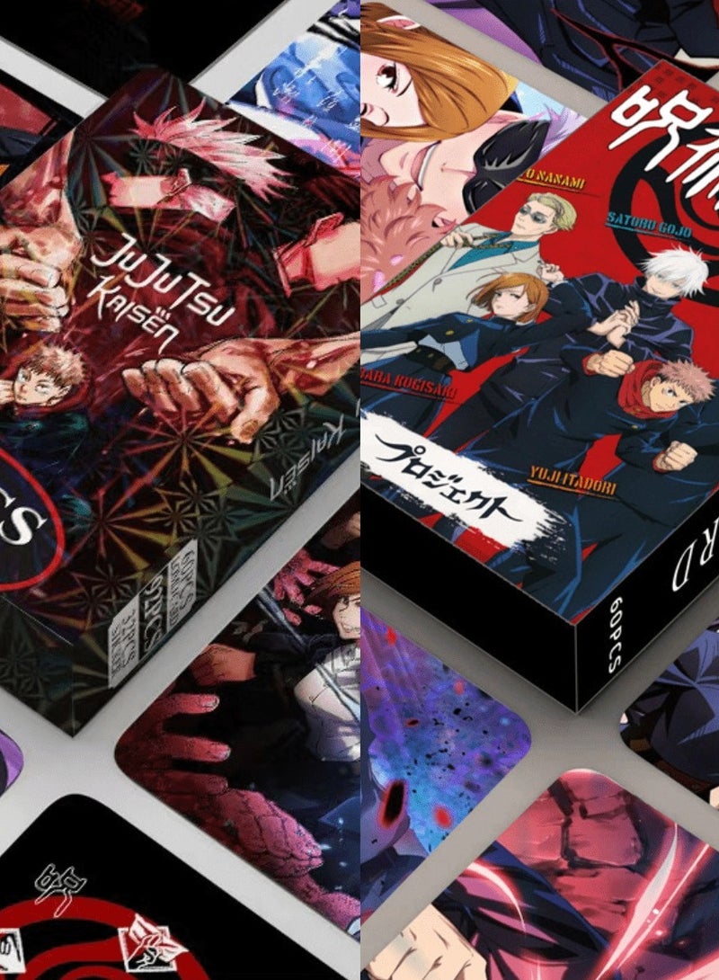 Generic Jujutsu Kaisen Collection Set - 60 Cards & 32 Stickers  - Image 2