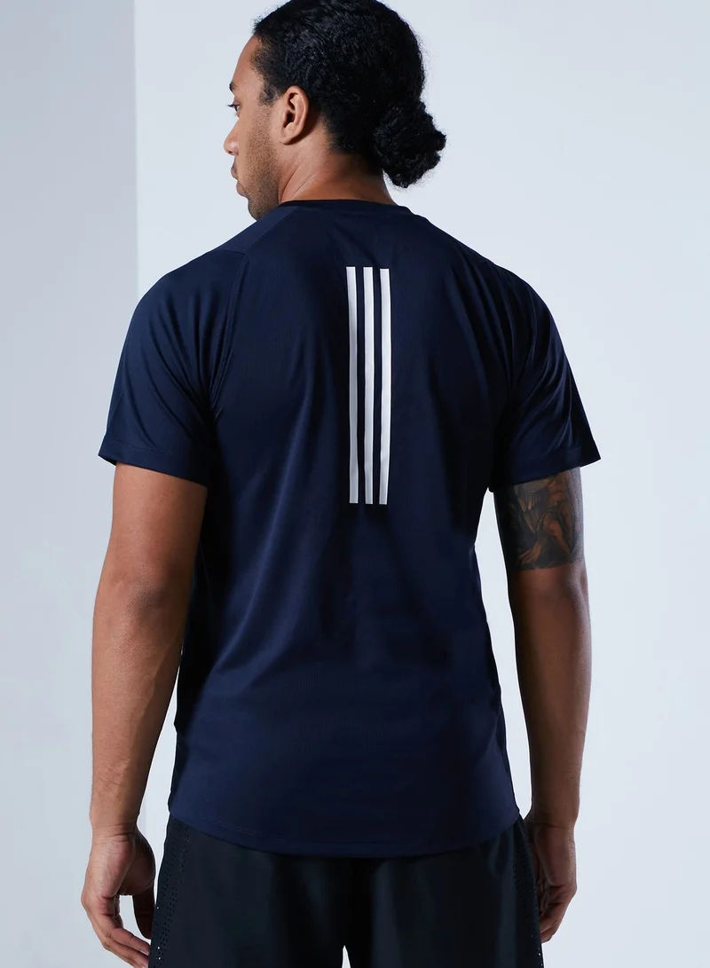 Adidas FreeLift Sport 3 Stripe T-Shirt