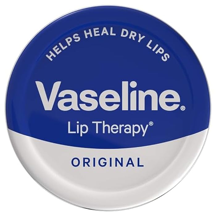 Vaseline Lip Therapy Petroleum Jelly Original for Men - 0.7 oz Lip Balm - Image 1