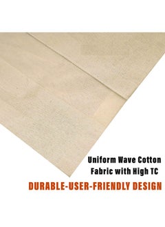 Kuber Industries Kuber Industries Saree Bags | Clothes Bags for Storage | Cotton Wardrobe Organizer | Mesh Window Cloth Storage Bags Set | Single Packing Saree Bags | Pack of 30 | Cream  - Image 4