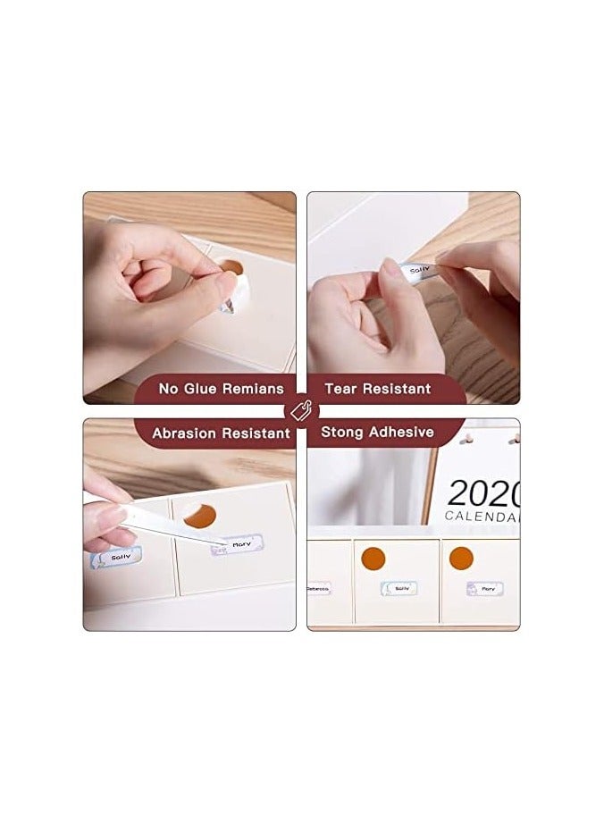 phomemo Thermal Self-Adhesive Labels 12mm x 40mm (3/8" x 1.5") - 160/Roll, Black on White, 3 Rolls | Compatible with D30/D35/Q30/Q30S Printer  - Image 5