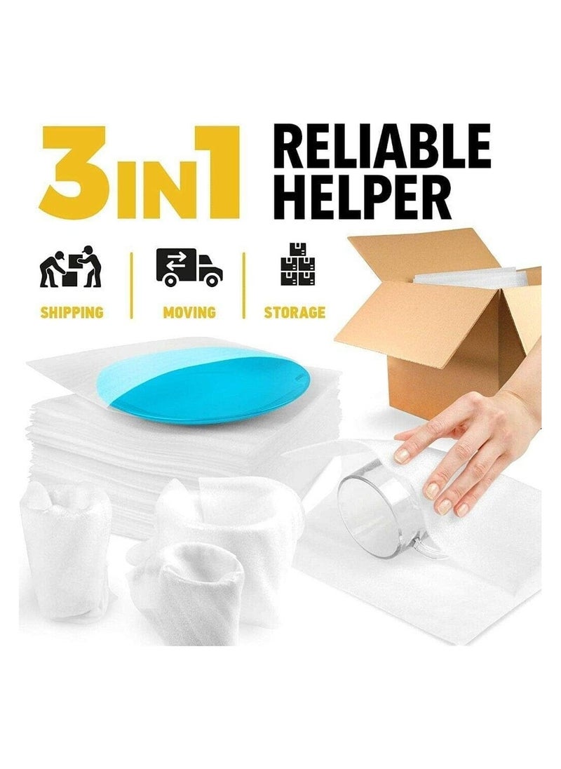 Generic Heavy Duty Foam Roll (50cm Height x 15m Length) Padded Packaging Roll for Wrapping Fragile Items, Shipping, Mailing, Packing and Moving Supplies  - Image 2