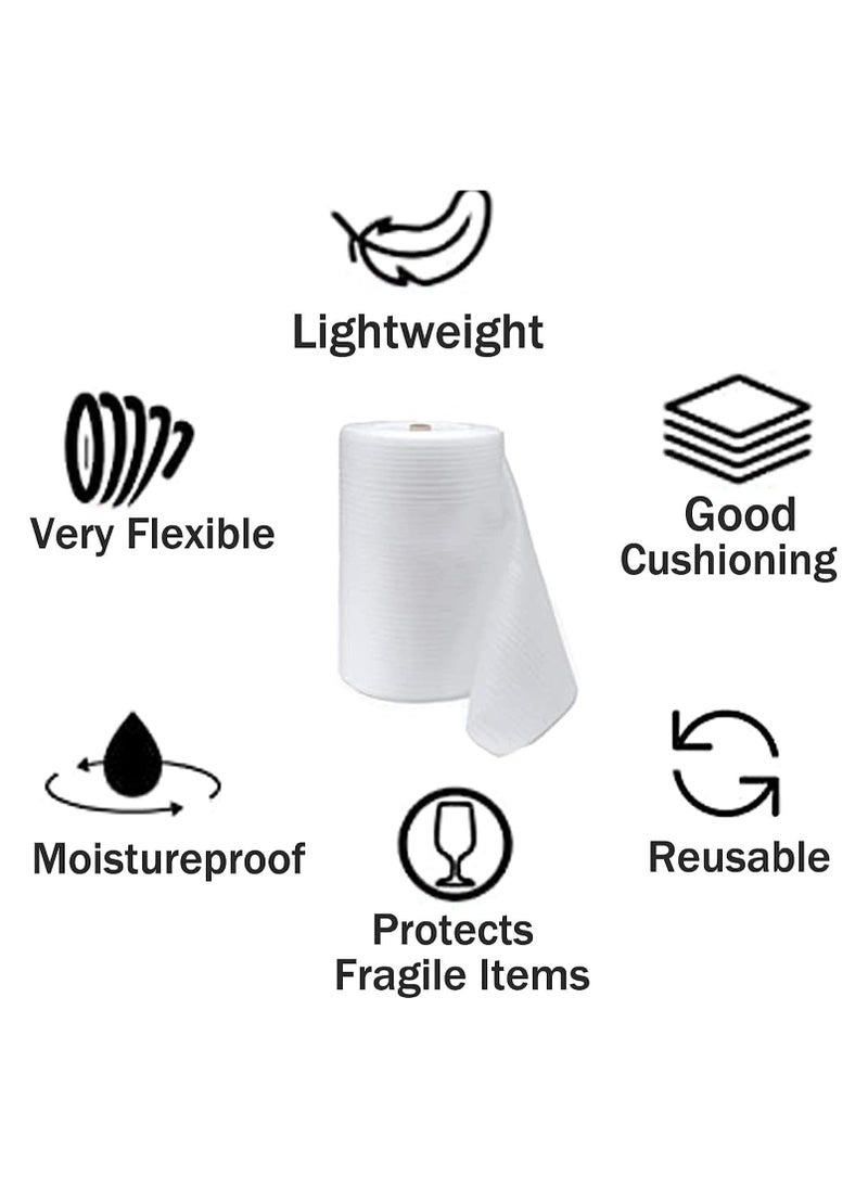 Generic Heavy Duty Foam Roll (50cm Height x 15m Length) Padded Packaging Roll for Wrapping Fragile Items, Shipping, Mailing, Packing and Moving Supplies  - Image 3