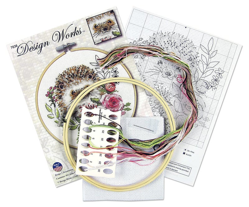 Design Works Crafts Janlynn Counted Cross Stitch Kit  Hedgehog - Image 3