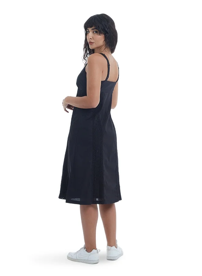 Asharae  Women's Sleeveless Button Down Dress With Adjustor Cotton Comfortable Material, Casual Fashion Wear, Daily Wear Outfit, Special Occasion Outfit, Trendy & Chic Apparel for Women | Best Price UAE