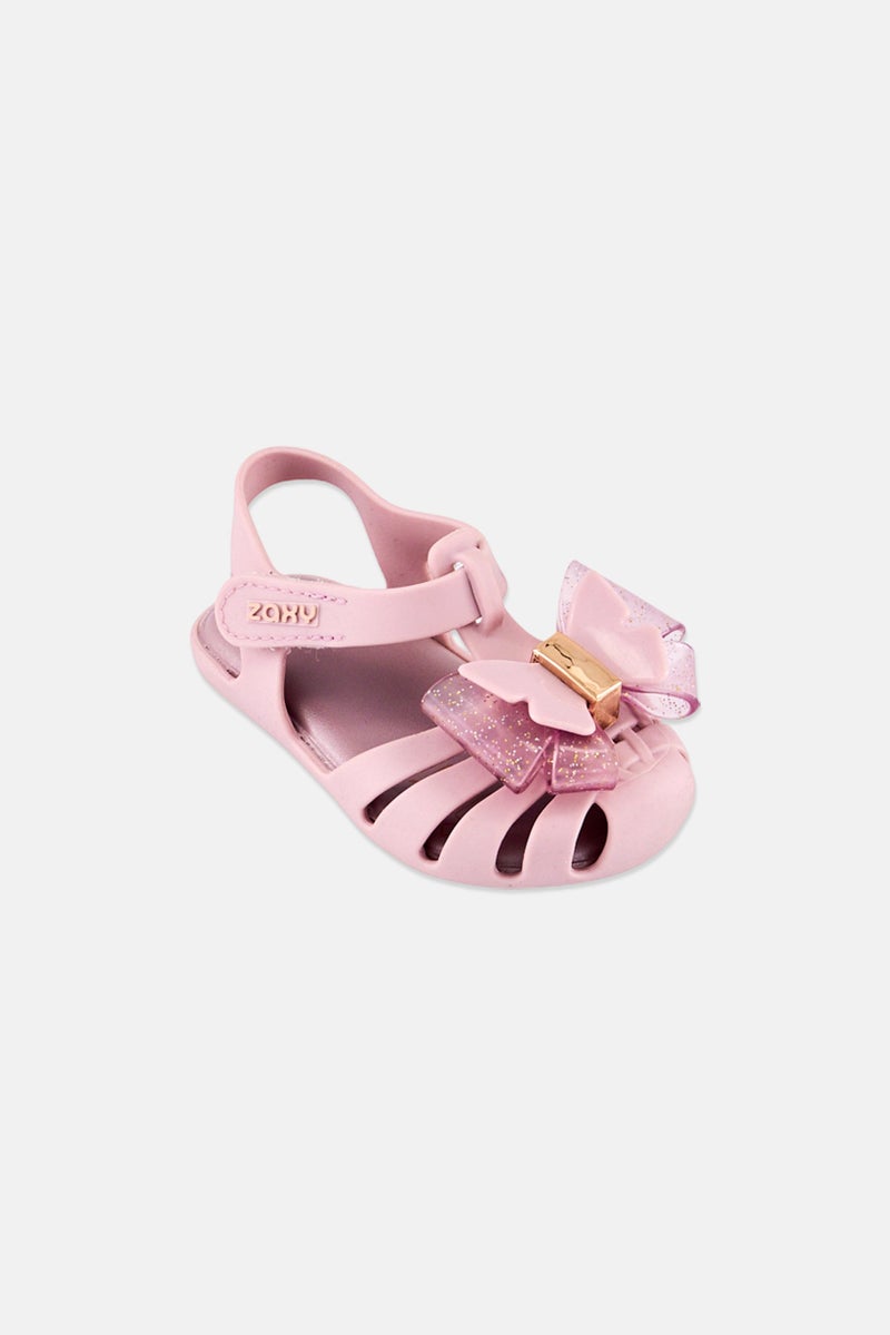 Zaxy Toddlers Girl Sling Back Closed Toe Sandals, Lilac  - Image 1