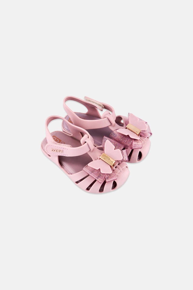 Zaxy Toddlers Girl Sling Back Closed Toe Sandals, Lilac  - Image 4