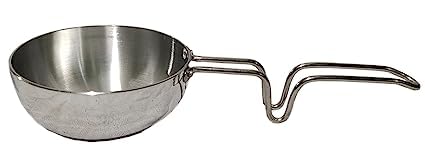 CHILLATAI Aluminium Tedka Pan/Fry pan/Thalippu Karandi with Stainless Steel Handle 12.5 cm 400 ml - Image 3