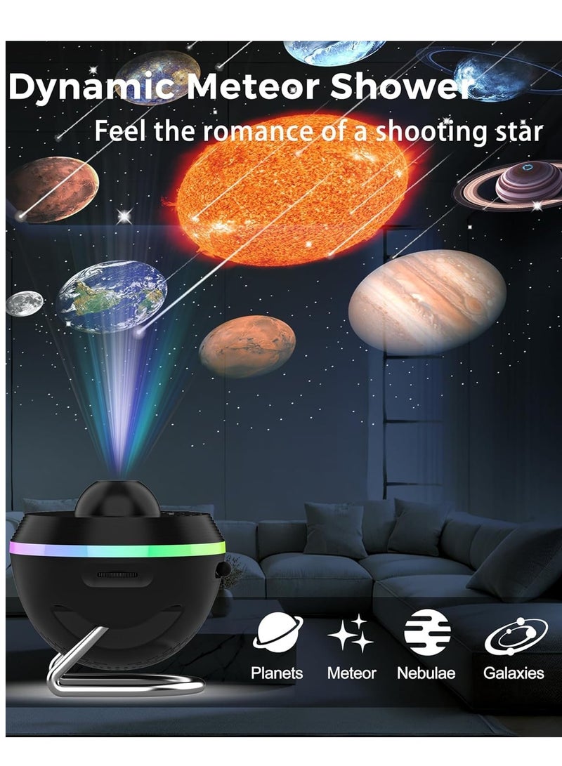 JAJEEK Galaxy Projector | 13-in-1 Planetarium Star Projector | Solar System Projector for Kids Bedroom Ceiling Decor | Starry Sky Night Light with Timer & RGB Effects | Perfect Gift for Kids - Image 3