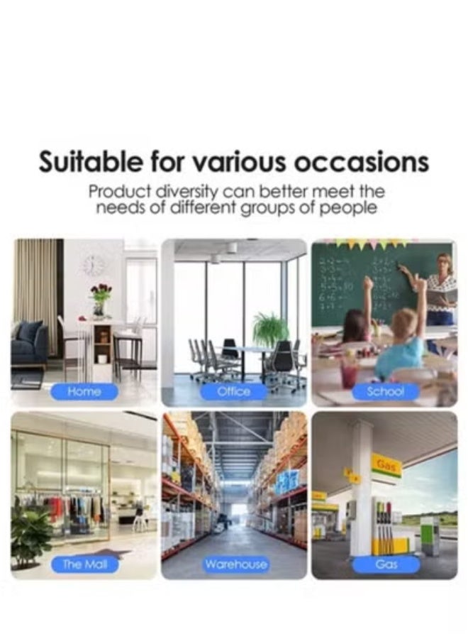 JAJEEK 1080P Wireless Security Camera – Light Bulb Design, 360° Coverage, 2.4GHz & 5G WiFi IP Camera for Home & Outdoor Security – Human Motion Detection, Alarm, Two-Way Talk, Night Vision, Easy Installation for Indoor & Outdoor Surveillance - Image 2