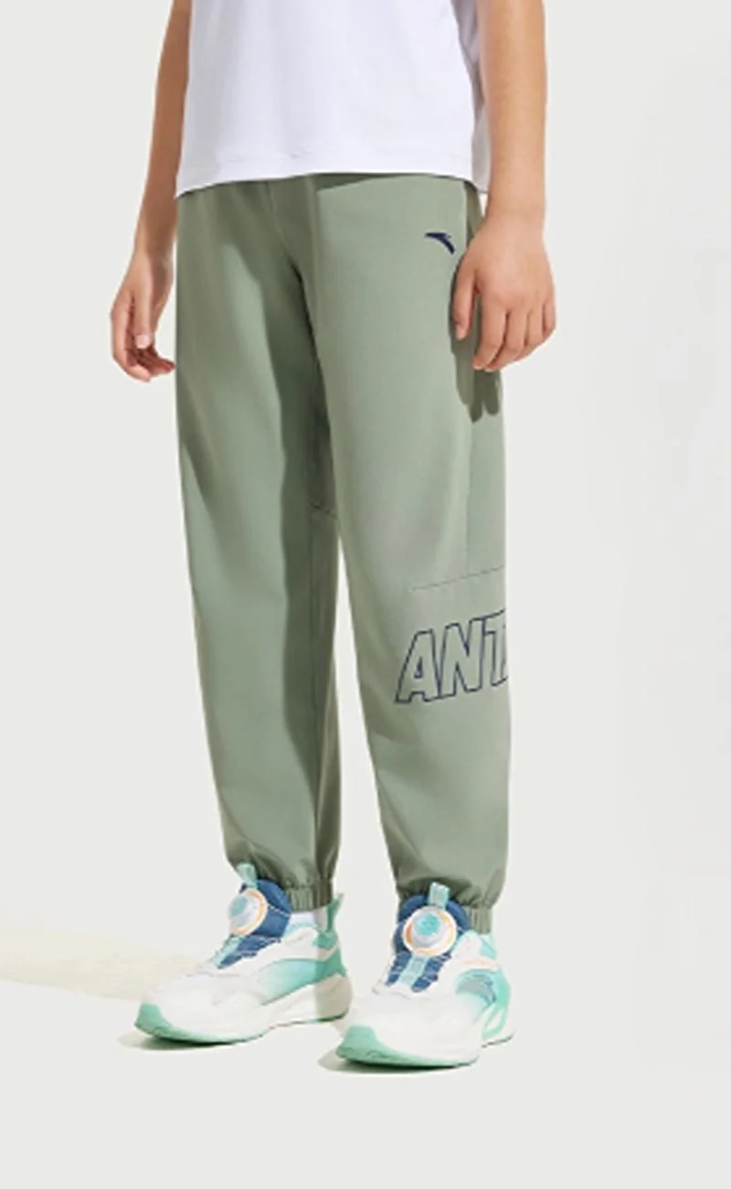ANTA Kids Quick-Dry Training Pants/Lightweight · Breathable · All-Day Comfort