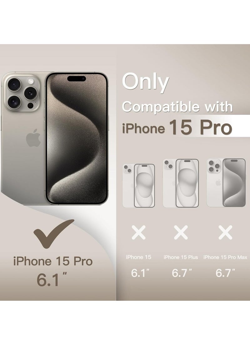 JAJEEK Ultra-Thin Case (0.35mm Thin) for iPhone 15 Pro 6.1 inch, Full Camera Lens Protection, Lightweight Matte Polycarbonate, Wireless Charging Compatible – Sleek & Durable Design - Image 2