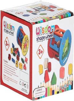 Generic Wisdom Shape Wheel Sorting Skill Development Toy Children Shaping  - Image 2