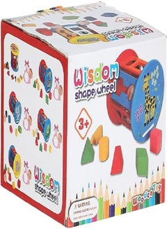 Generic Wisdom Shape Wheel Sorting Skill Development Toy Children Shaping  - Image 3