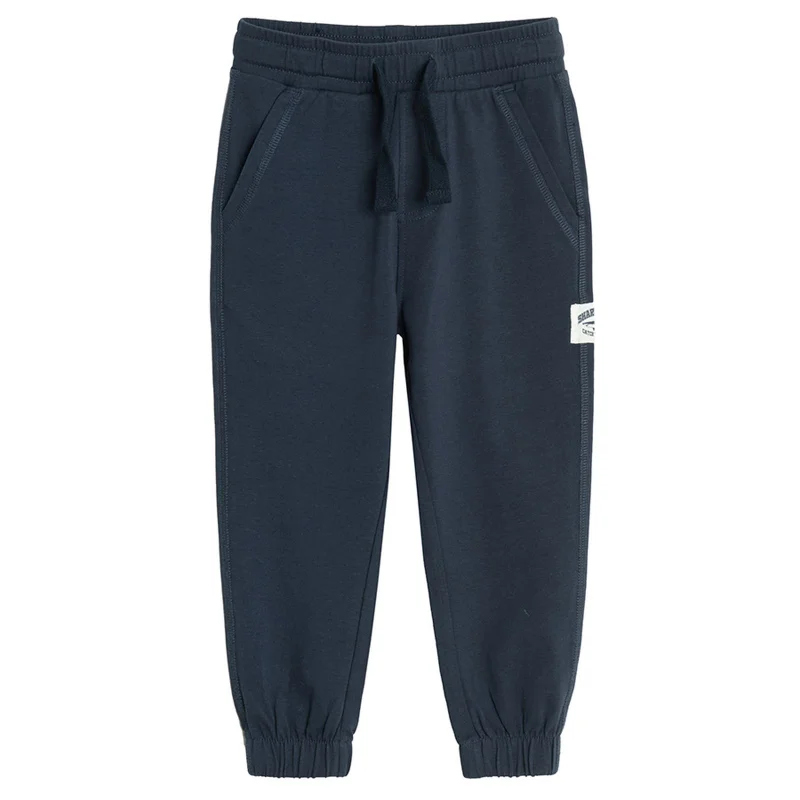 Cool Club بنطلون رياضي قطني مطاطي أزرق