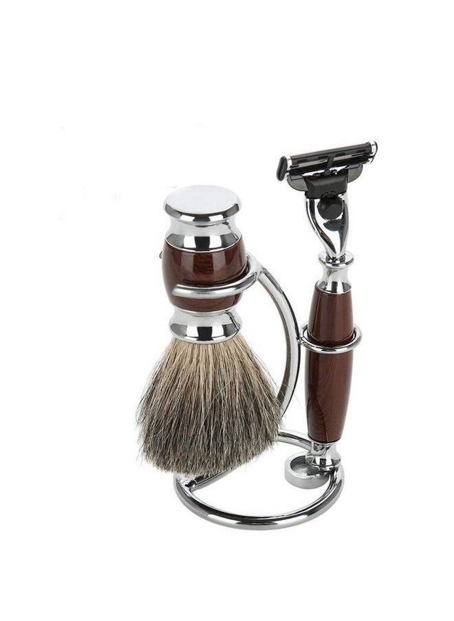esowemsn - 1Pc Black Stainless Steel Razor Holder Stand Brush Shaving Holder Safety Men - Image 1