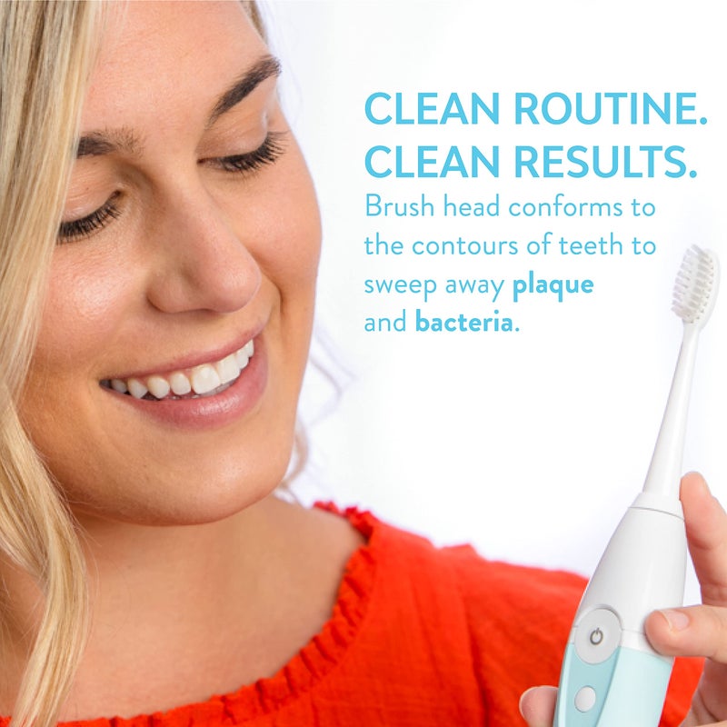 TAO Clean Sonic Electric Toothbrush Replacement Heads (3-Pack) â€“ Replacement Heads for the TAO Clean Electric Toothbrush and Docking Station, White - Image 3