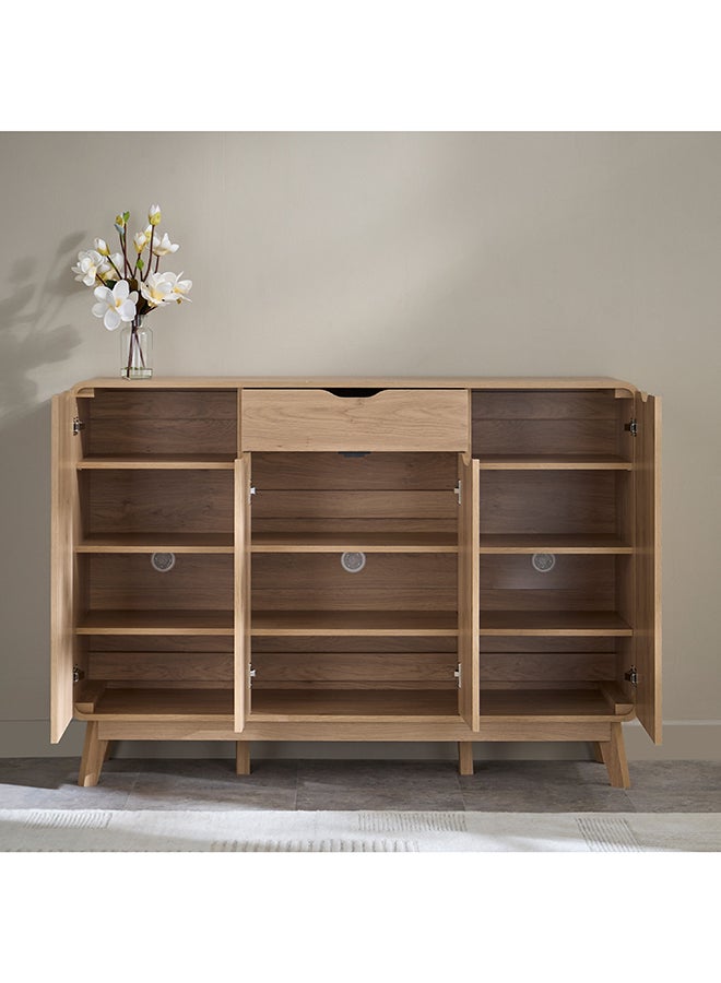 Home Box Nordica 22-Pair Shoe Cabinet with 4 Door and Drawer - Image 4