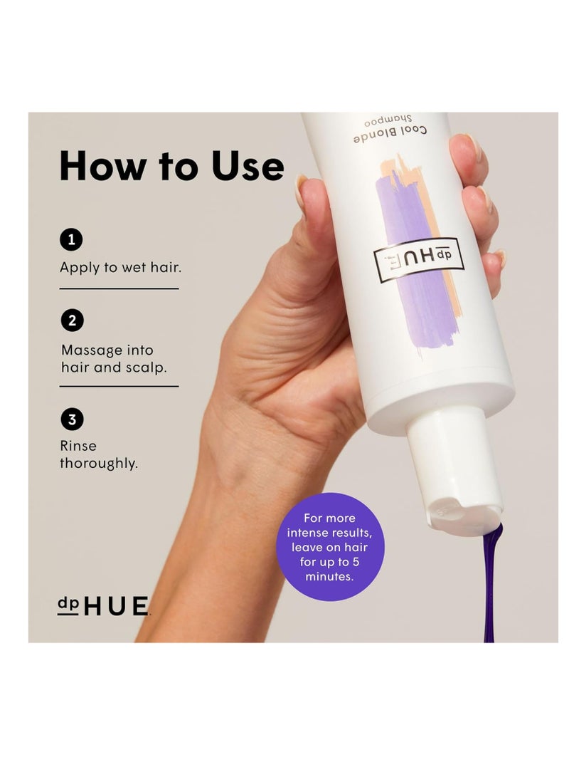 dpHUE Cool Blonde Shampoo 250ml - Image 4