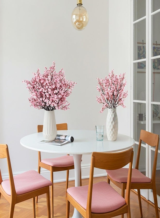HIAGROW Babys Breath Artificial Flowers, 8 Bundles Cherry Blossom Pink Real Touch Fake Silk Flowers Bulk for Vase Home Office Wedding Spring Indoor Outdoor Centerpiece Table Party Decorations - Image 4