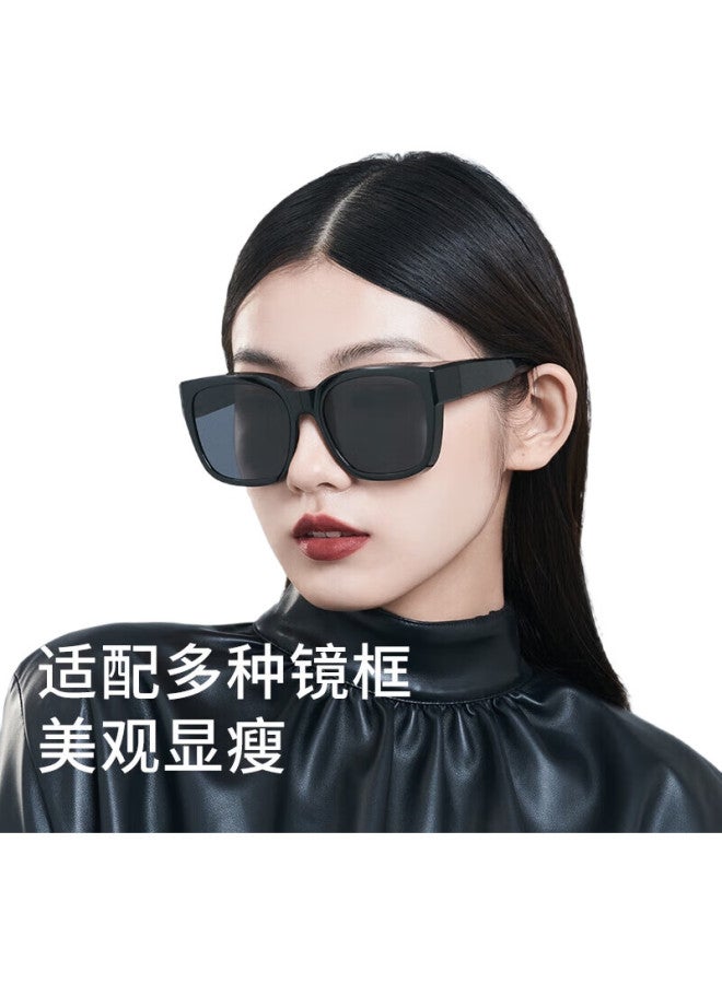 MIJIA Xiaomi Myopia Wearable Sunglasses, Polarized Glasses For Nearsightedness, Driving Anti-Glare Clip-On Sunglasses For Men And Women, Black - Image 1