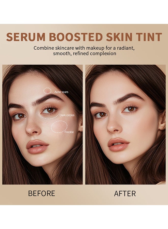Meidián Beauty Balm Serum Boosted Skin Tint, Solid Tinted Moisturizing Serum Foundation Stick, Buildable Medium-to-Full Coverage Contour Stick for Face Makeup #04 - Image 3