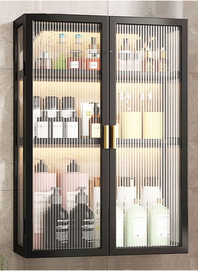 Generic Bathroom Wall Cabinet,Medicine Cabinet With Door Wall Mounted Bathroom Cabinet Toilet Organizer Cabinet Multipurpose Hanging Cabinet For Bathroom Kitchen Laundry Room Storage Cabinet Shelf  - Image 2
