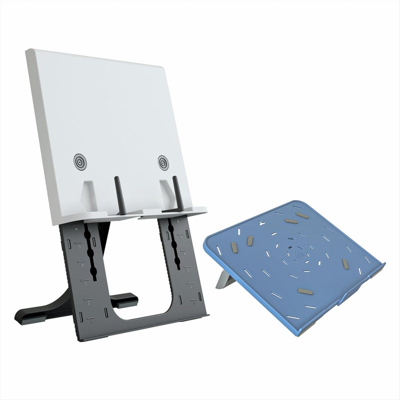EasyRead Plus Laptop Stand Combo Adjustable Height Reading Stand Ergonomic Laptop Stand MultiAngle Viewing Perfect for Study Work Home Office Ideal for Competitive Exam Preparation
