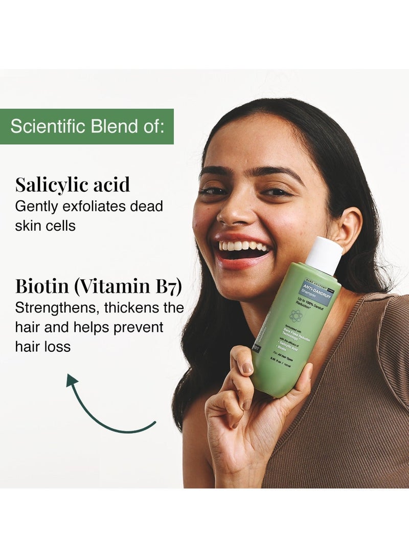 BARE ANATOMY Anti Dandruff Shampoo | Salicylic Acid & Biotin | Targets Oily Scalp and Sheds Dry Flakes | 250ml - Image 4