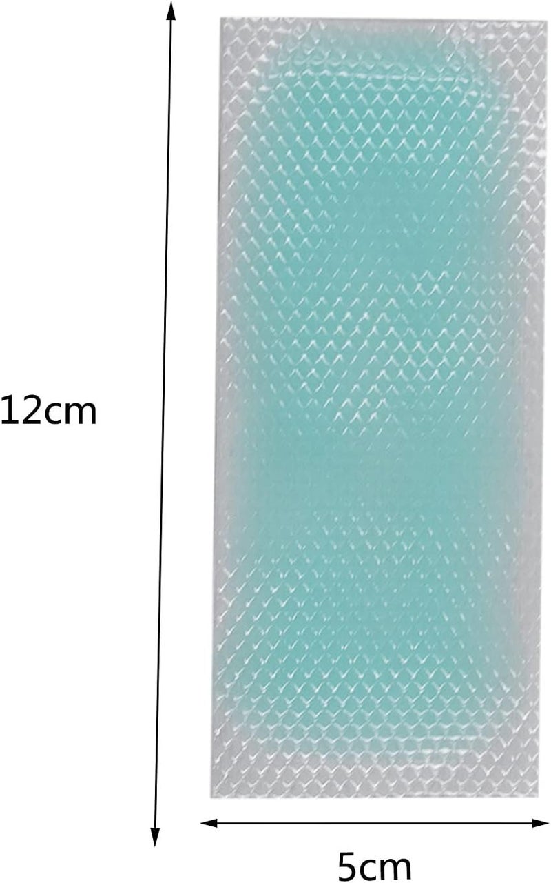 Dogxiong 60 Sheets Fever Cooling Gel Patches Cooling Forehead Strips Cooling Gel Sheet for Relieve Headache Toothache Pain Drowsiness Fatigue Refreshing Sunstroke Blue - Image 2
