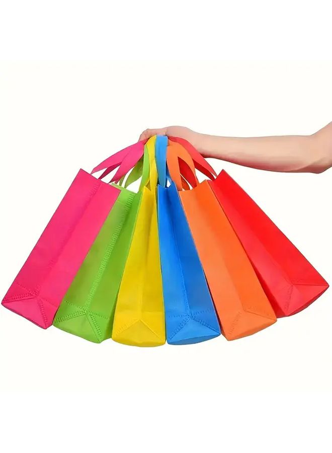 روز ريد ١٢ قطعة أكياس هدايا غير منسوجة ٣٥×٢٥×١٠ سم متينة وعصرية لمستلزمات الحفلات - Image 5