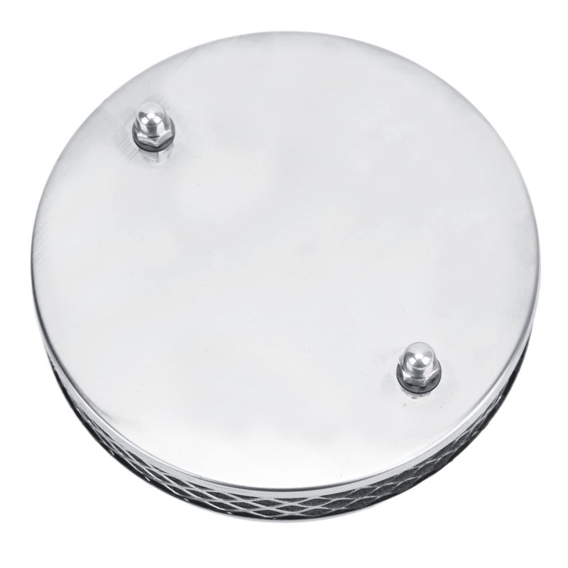 KIMISS Round Air Filter, High Flow Pancake Air Filter Element Chrome A102 for SU HS4 Carburetors 1½ Inch - Image 1