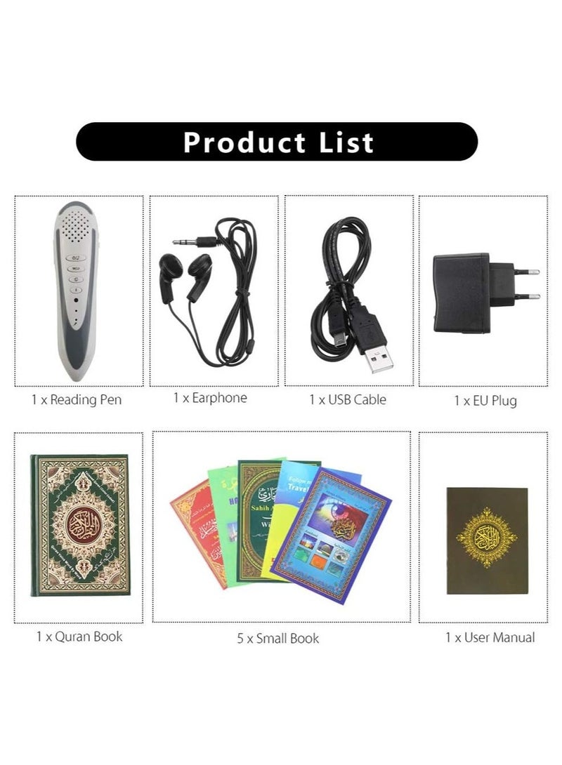 Quran Reading Pen with Famous Reciters, Digital Holy Talking Pen Ramadan Gift for Muslims - Support Translations - Image 4