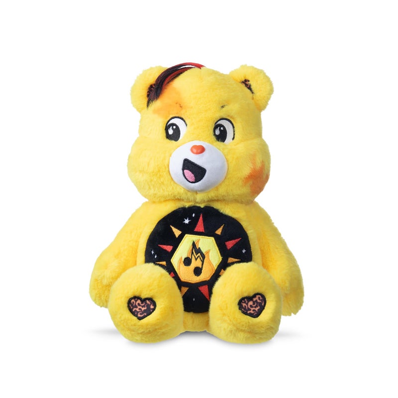 Care Bears - 14" Rock Theme - Medium Size Plush - Funshine Bear - Image 1