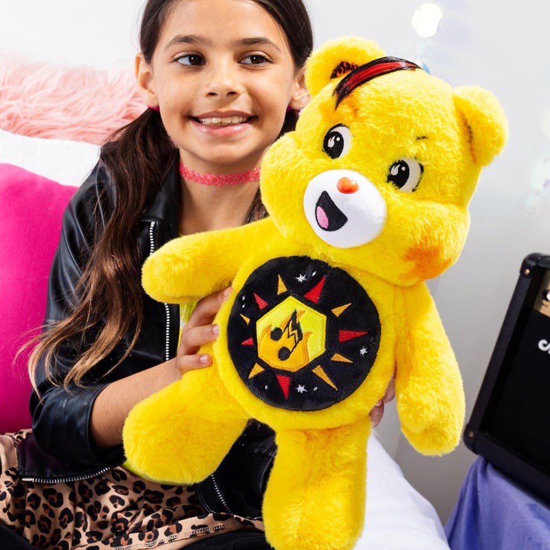 Care Bears - 14" Rock Theme - Medium Size Plush - Funshine Bear - Image 2