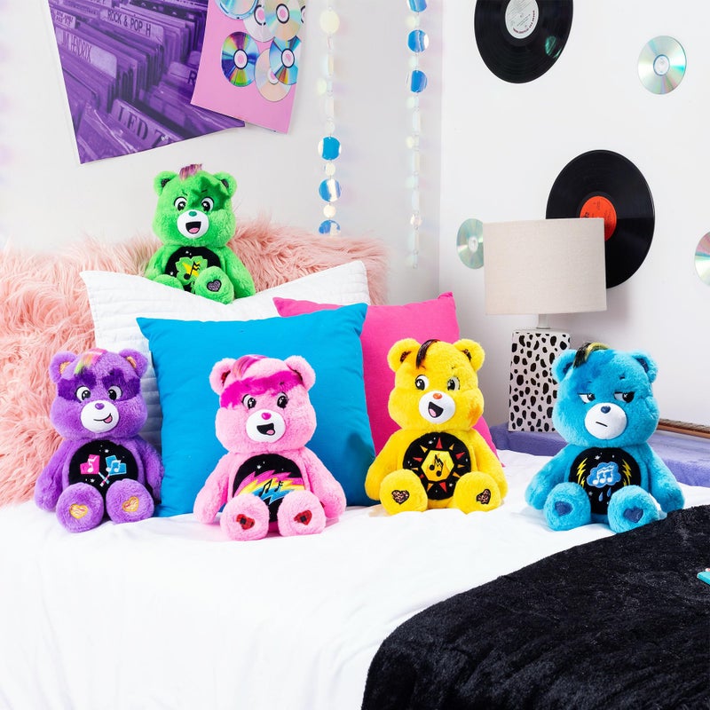 Care Bears - 14" Rock Theme - Medium Size Plush - Funshine Bear - Image 5