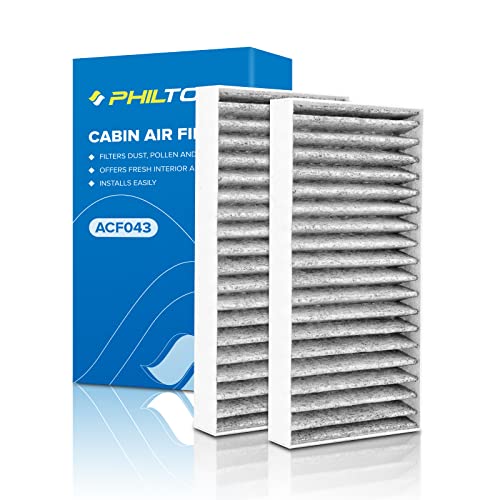 PHILTOP HEPA Cabin Air Filter wActivated Carbon Compatible with CF11777 Jeep Wrangler 20112017 Wrangler JK 2018 Carbon Filter Up Dust Pollen Odor - Image 1