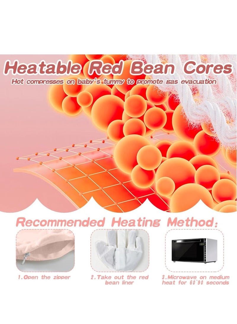 Ailily Baby Soothing Palm, Baby Patter for Sleep,Automatic Patting Patter Pillow， Startle Prevention Cartoon Animal Baby Pillow, Electric Baby Soothing Palm with Remote Control, for Newborns Baby Girl Baby Boy（pink） - Image 5