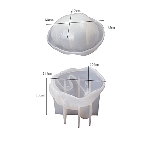 ZMCHE Halloween Mold for Resin, Hand Shape Silicone Mold, Unique Resin Molds -Epoxy Casting Mold for Candle Holders DIY Crafts Home Decoration and Ring Jewelry Storage - Image 5