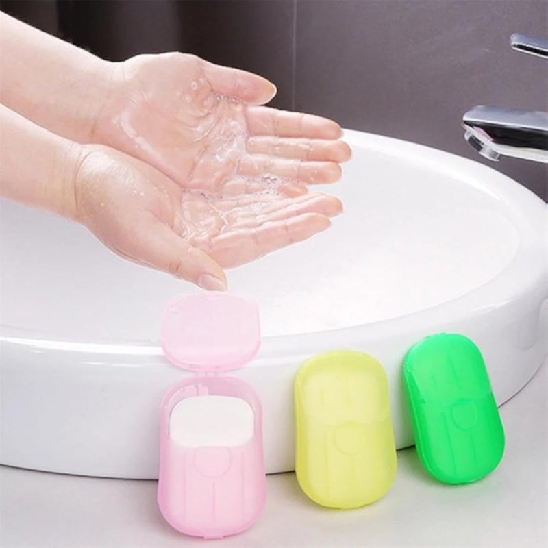Portable Disposable Soap Paper for Hand Wash and Shower for Travel