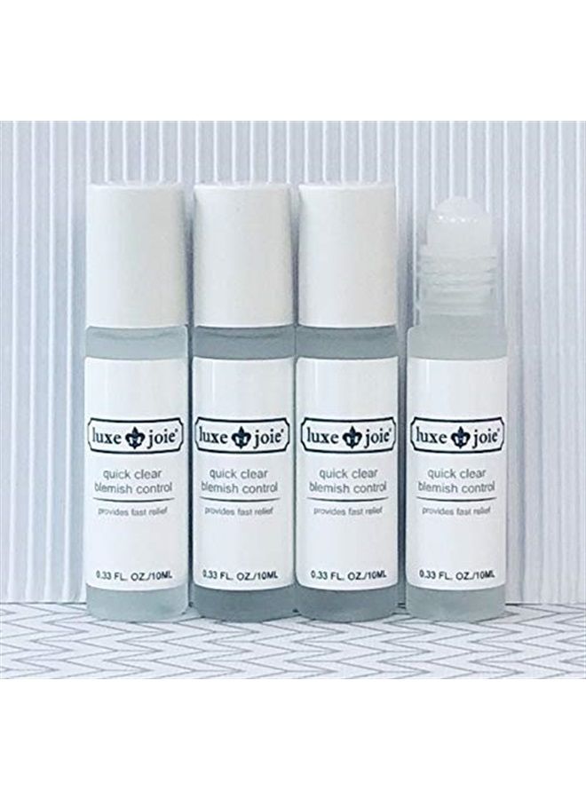 LuxeJoie Quick Clear Blemish Control Acne Spot Treatment Drying Lotion Face Back Chest Zit Pimple Treatment Cold Sore Remedy Men Women Teens