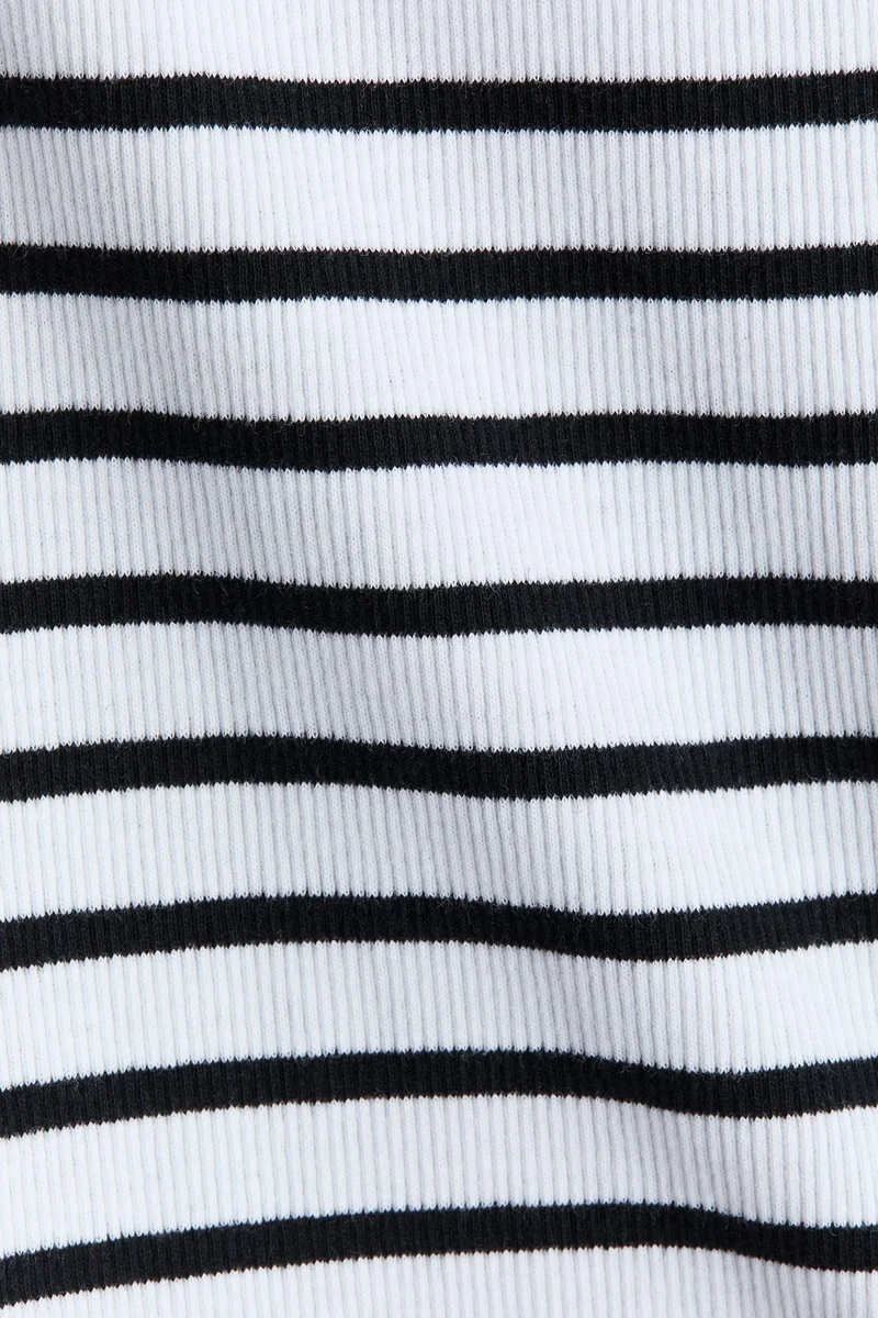 H&M Ribbed cotton vest top