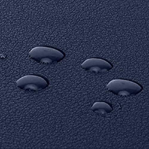 Dyazo Vegan PU Leather Mouse Pad, Extended Desk Mat for Work from Home/Office/Gaming, Reversible Anti-Slip, Design Water Resistant Desk Spread (35 Inch * 17.7 Inch Navy Blue and Yellow Ochre) - Image 5